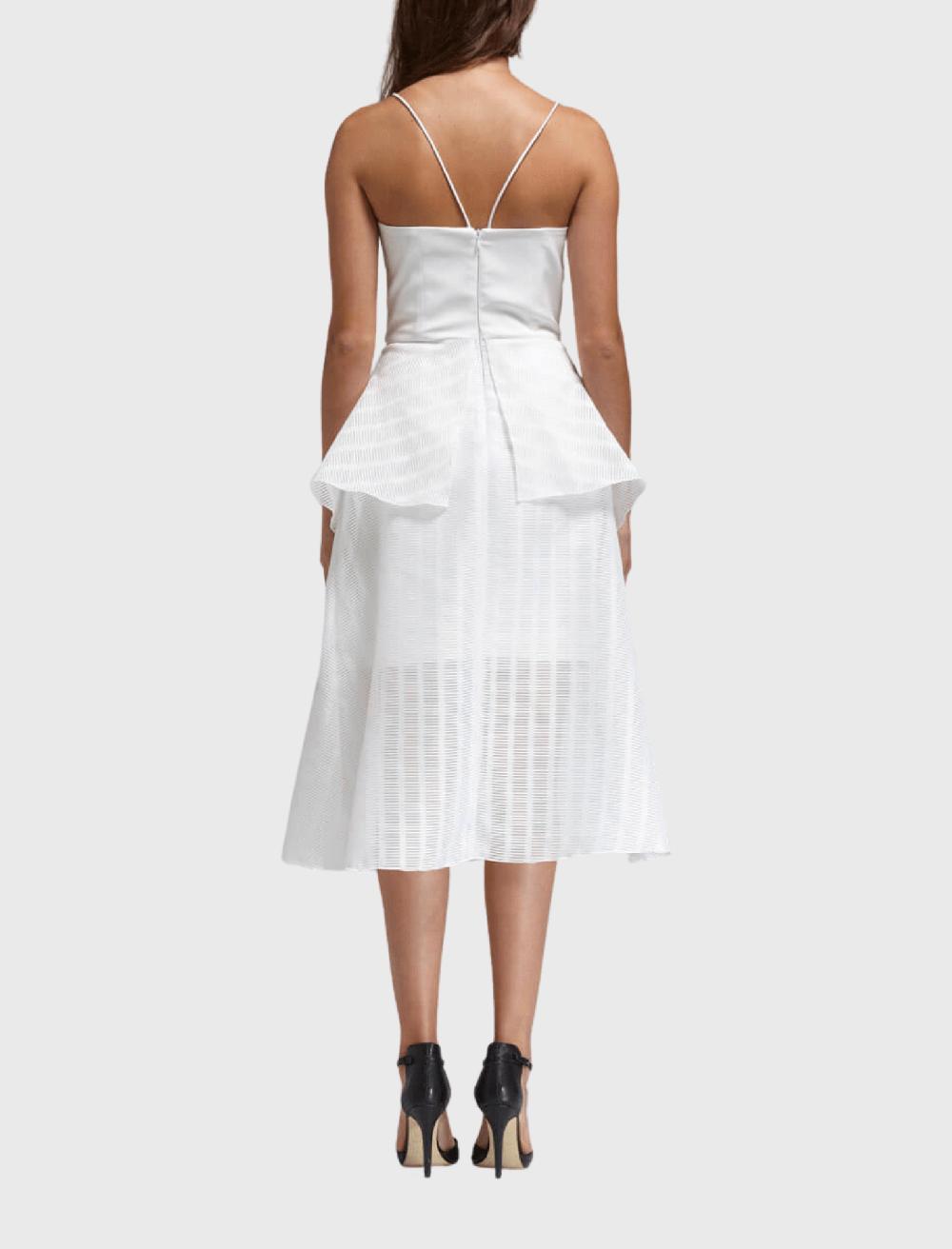 C & M Camilla And Marc Rome Organza V Wire Ball Dress