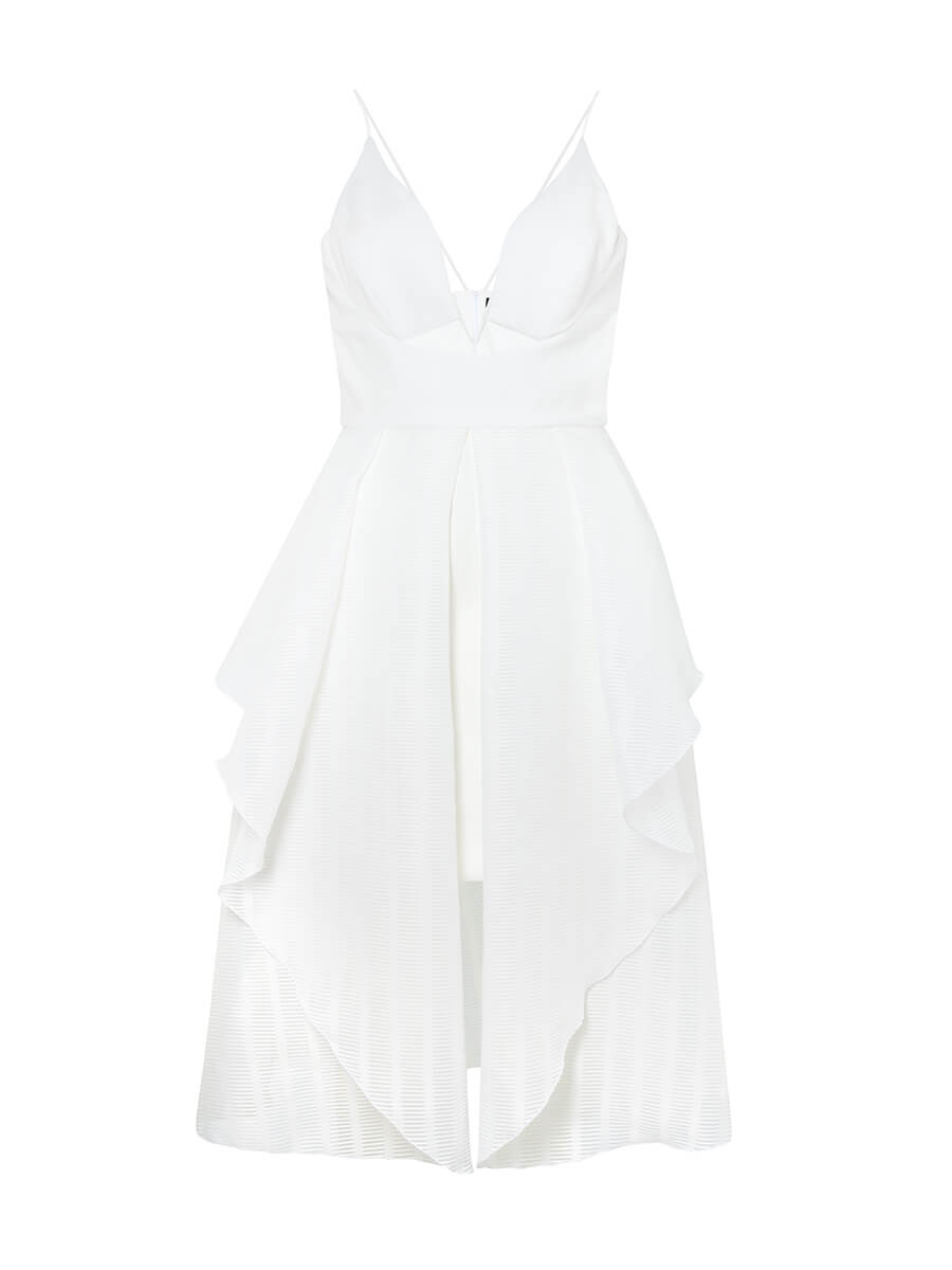 c & m camilla and marc Rome Organza V Wire Ball Dress