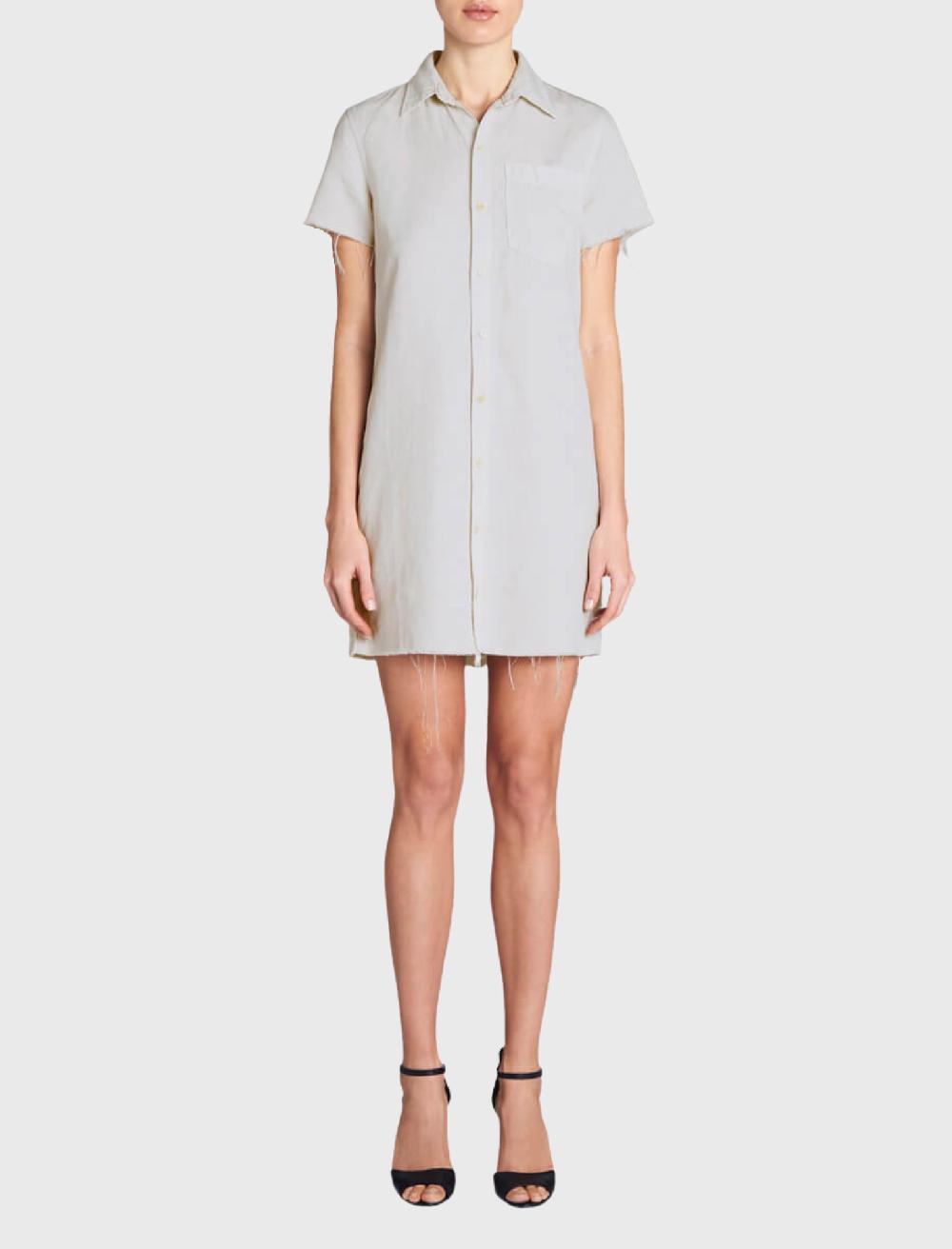 C & M Camilla And Marc Short Sleeve Frenchie Fray Dress