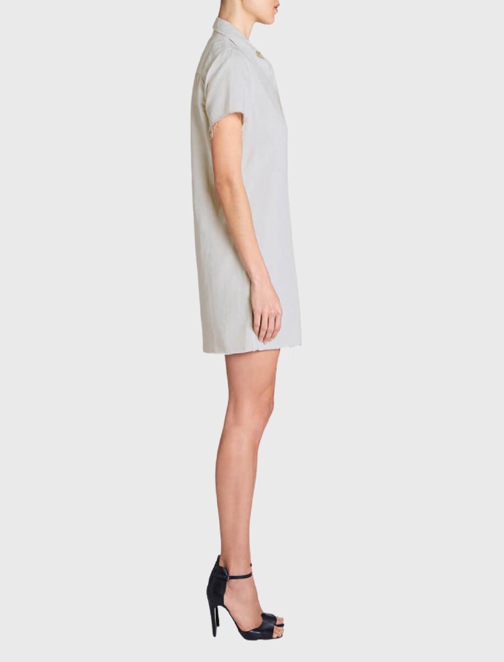 C & M Camilla And Marc Short Sleeve Frenchie Fray Dress
