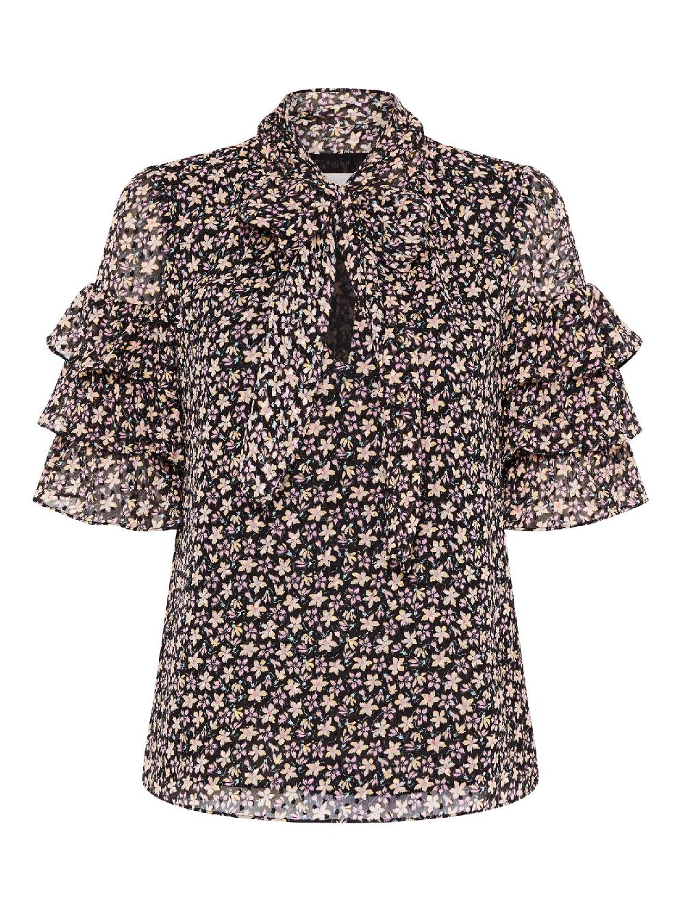 c & m camilla and marc Short Sleeve Louisa Ruffle Top