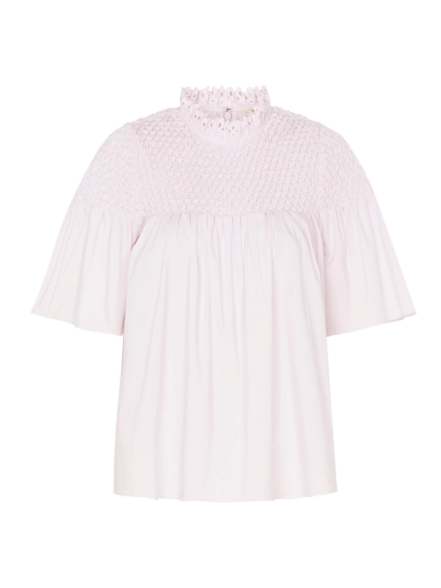 c & m camilla and marc Short Sleeved Sateen Smock Top