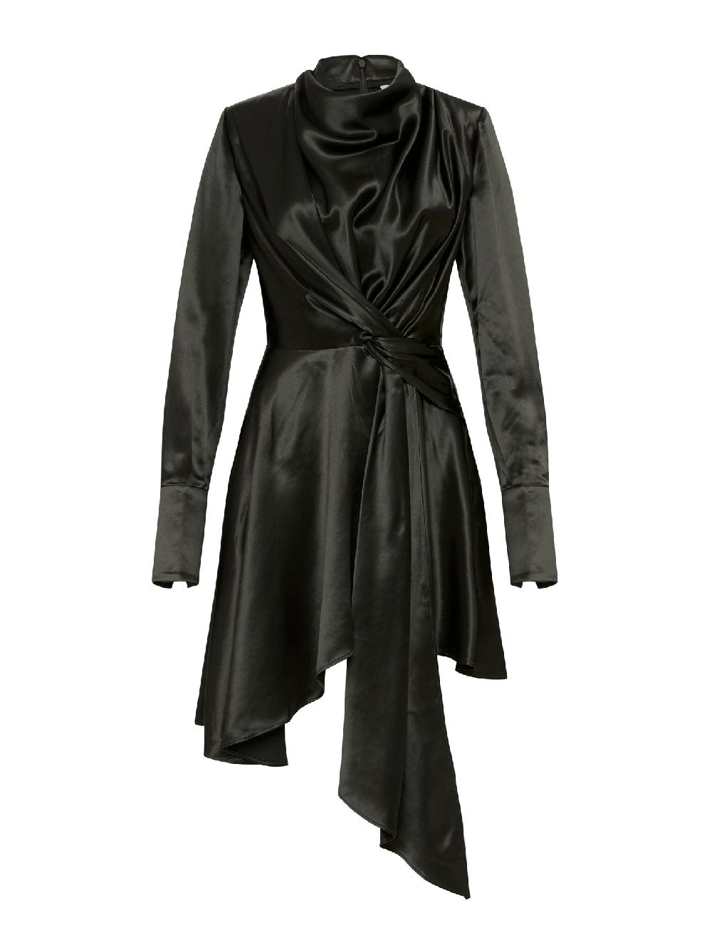 c & m camilla and marc Simmons Satin Long Sleeve Dress