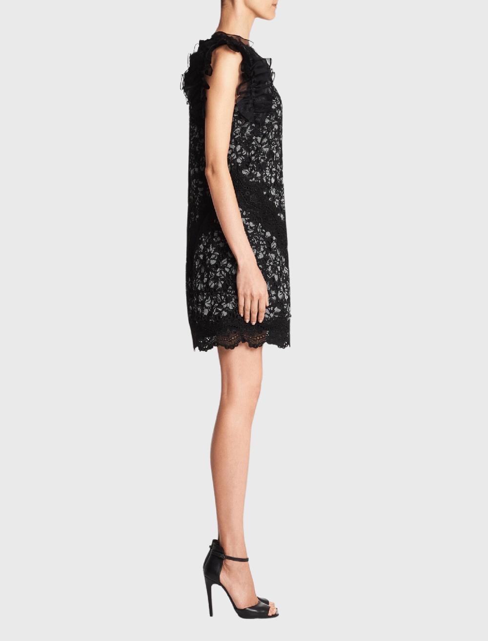 C & M Camilla And Marc Sleeveless Mini Floral Embroidery Dress