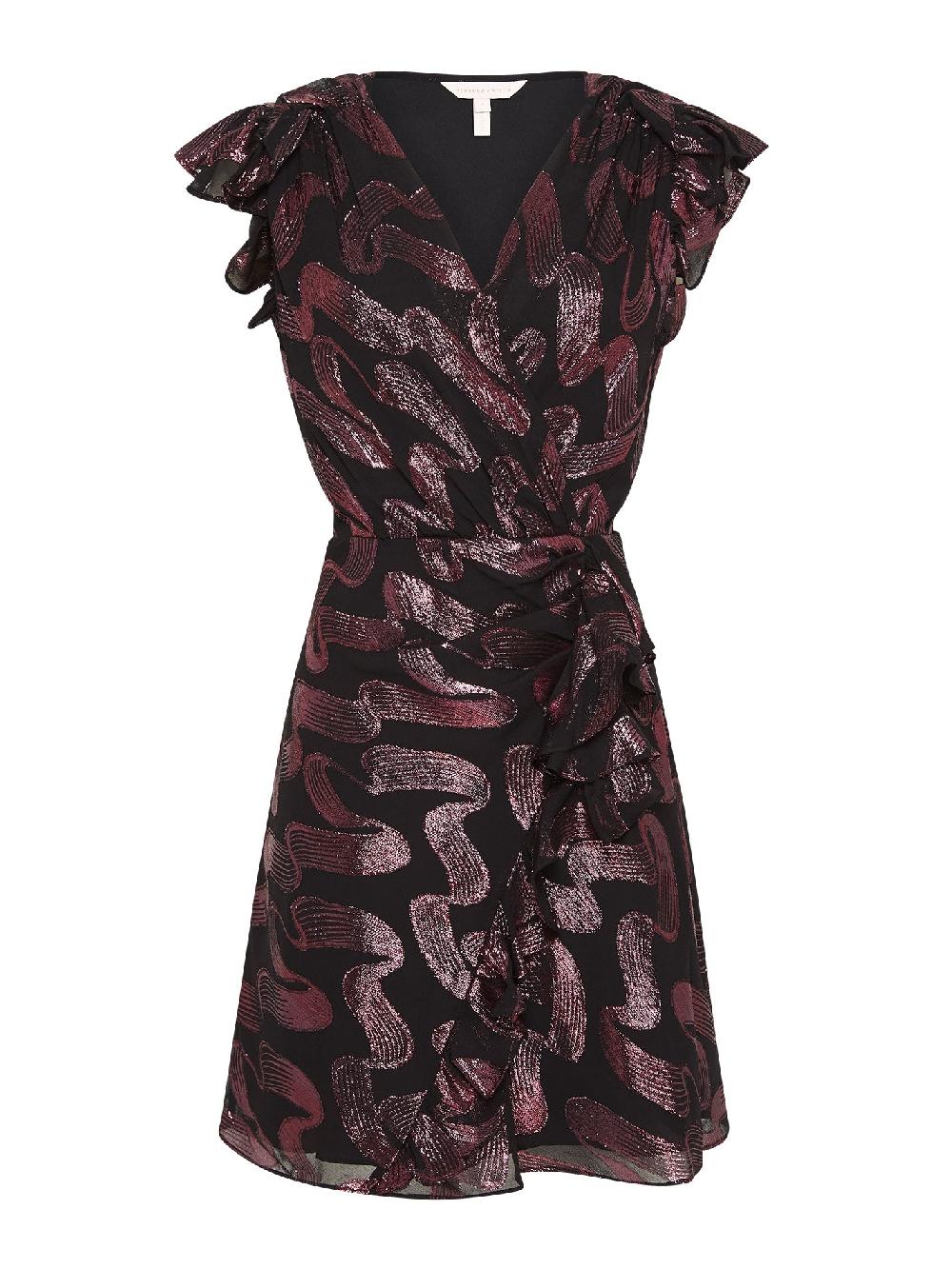c & m camilla and marc Sleeveless Ribbon Lurex Jacquard Dress