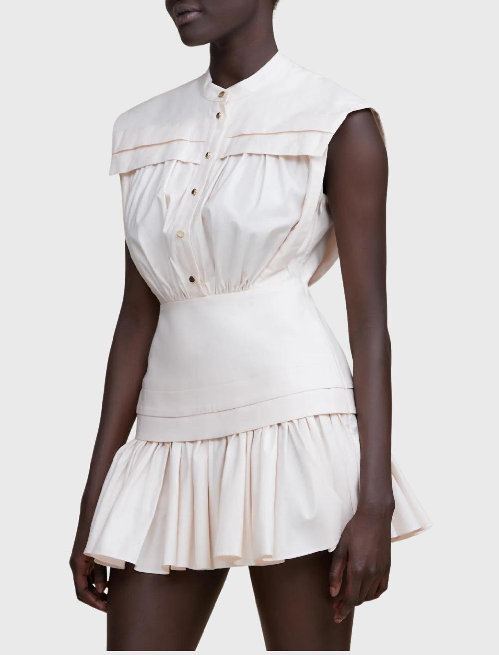 C & M Camilla And Marc Vernon Sleeveless Mini Shirt Dress