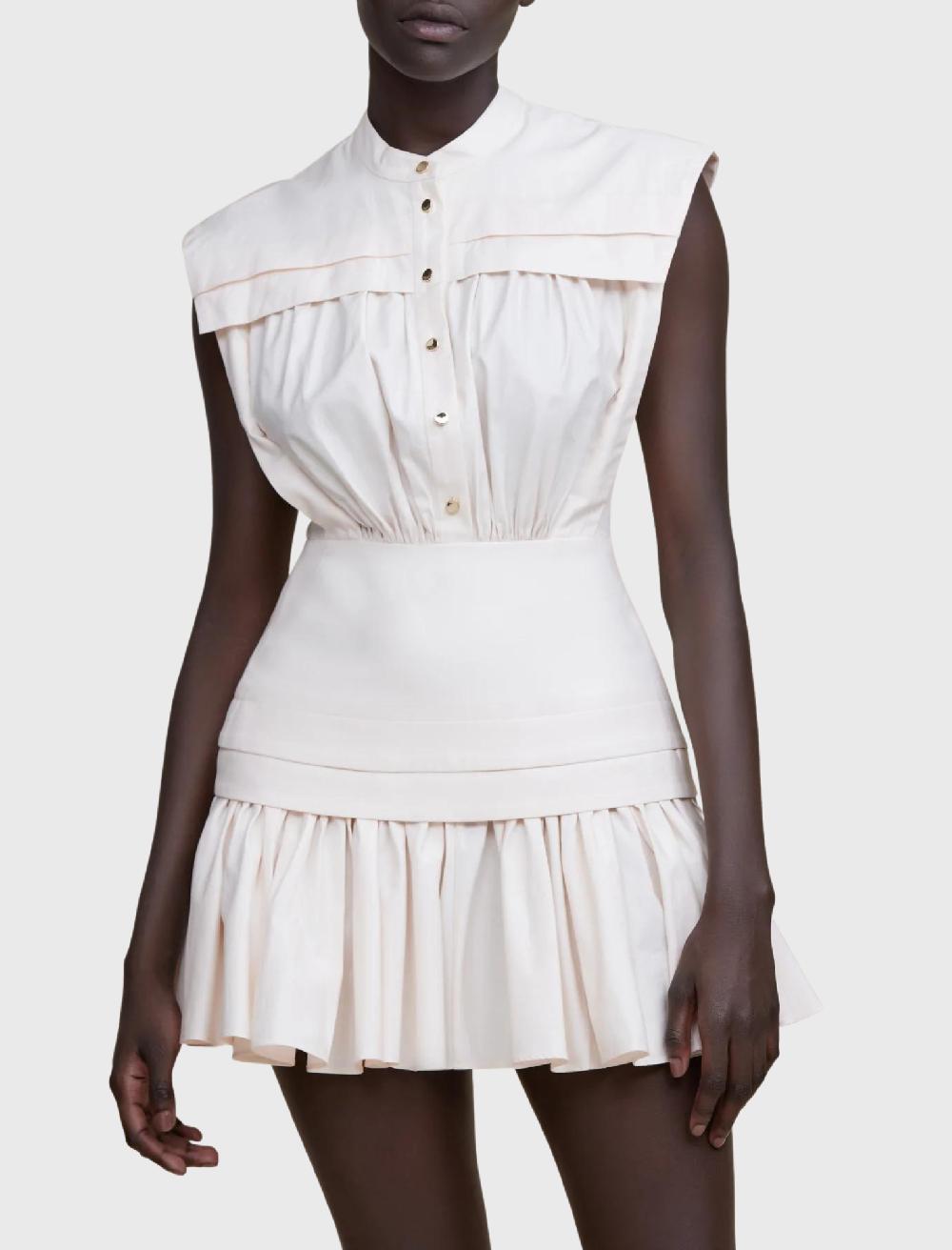 c & m camilla and marc Vernon Sleeveless Mini Shirt Dress