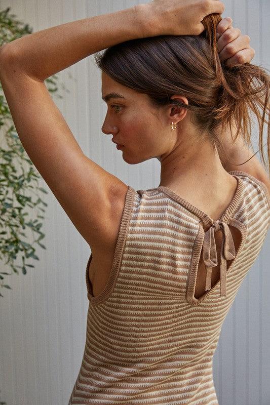 c collection Cali Stripe Maxi Dress