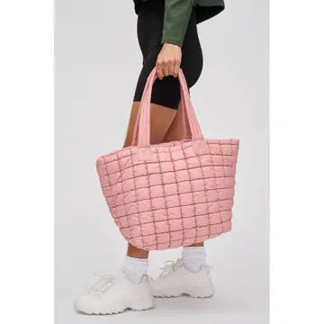 c collection Quilted Puffer Tote
