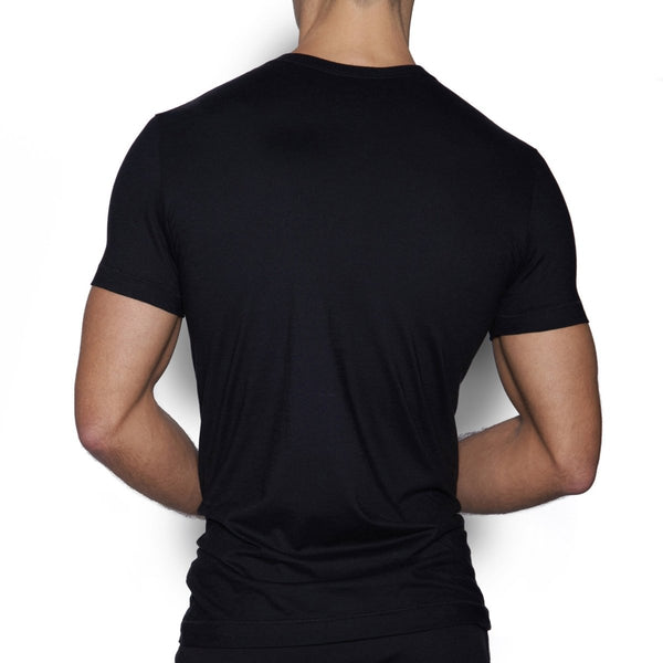 C In² Core Deep V-Neck T-Shirt Black