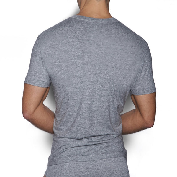 C In² Core Deep V-Neck T-Shirt Grey Heather