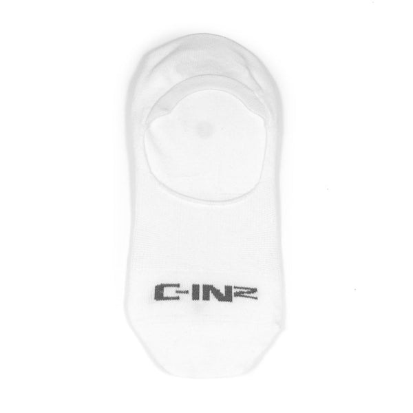 c in² Core Low No Show Socks 3 Pack White