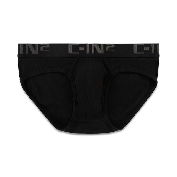 c in² Core Low Rise Brief Black