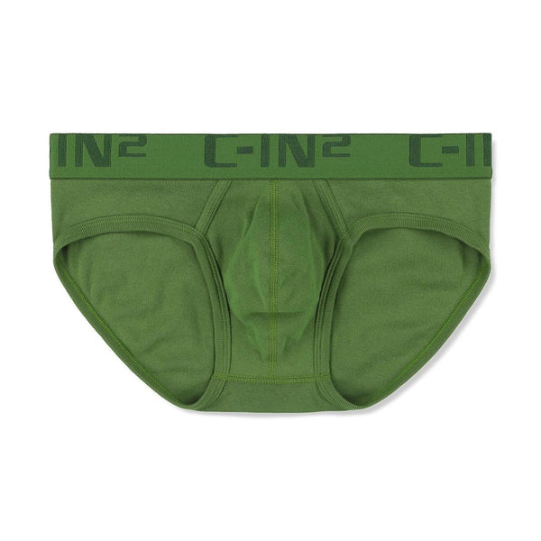 c in² Core Low Rise Brief Grayson Green
