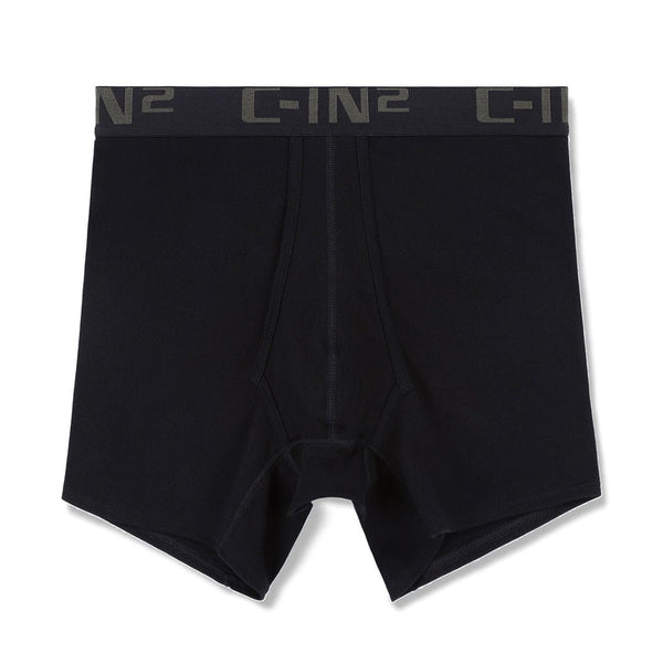 c in² Core Mid Rise Boxer Brief Black