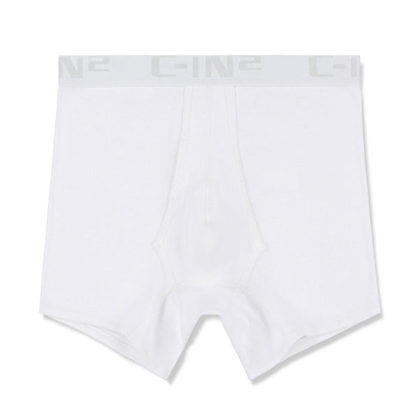 c in² Core Mid Rise Boxer Brief White
