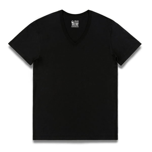 c in² Core V-Neck T-Shirt Black