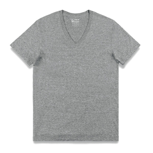 c in² Core V-Neck T-Shirt Grey Heather