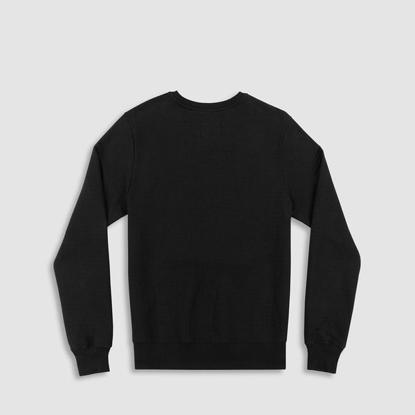 C In² Dual Layer Crew Neck Sweatshirt Black