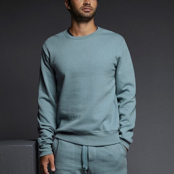 C In² Dual Layer Crew Neck Sweatshirt Dusty Blue