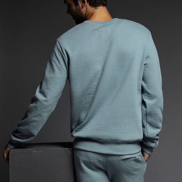 C In² Dual Layer Crew Neck Sweatshirt Dusty Blue