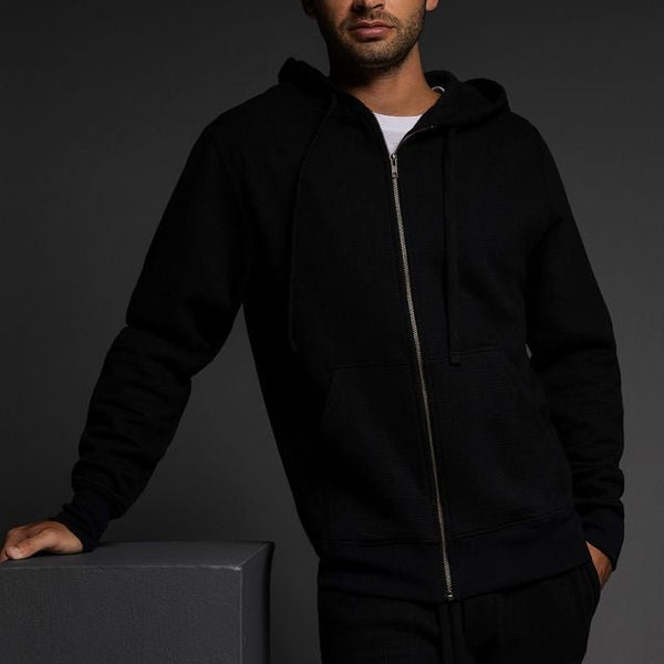 C In² Dual Layer Zip Hoodie Black