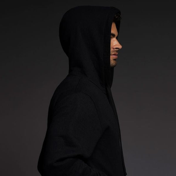 C In² Dual Layer Zip Hoodie Black