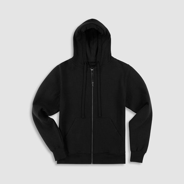 c in² Dual Layer Zip Hoodie Black