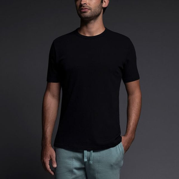 C In² Easy Mesh Crew Neck T-Shirt Black