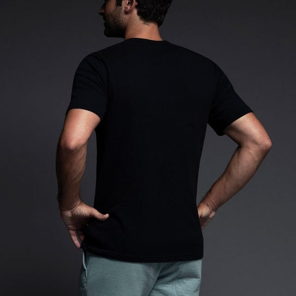 C In² Easy Mesh Crew Neck T-Shirt Black