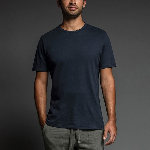 c in² Easy Mesh Crew Neck T-Shirt Uniform Navy