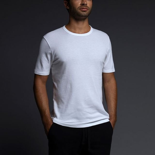 C In² Easy Mesh Crew Neck T-Shirt White