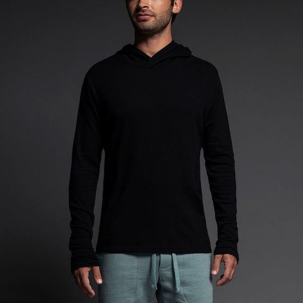 C In² Easy Mesh Hooded T-Shirt Black