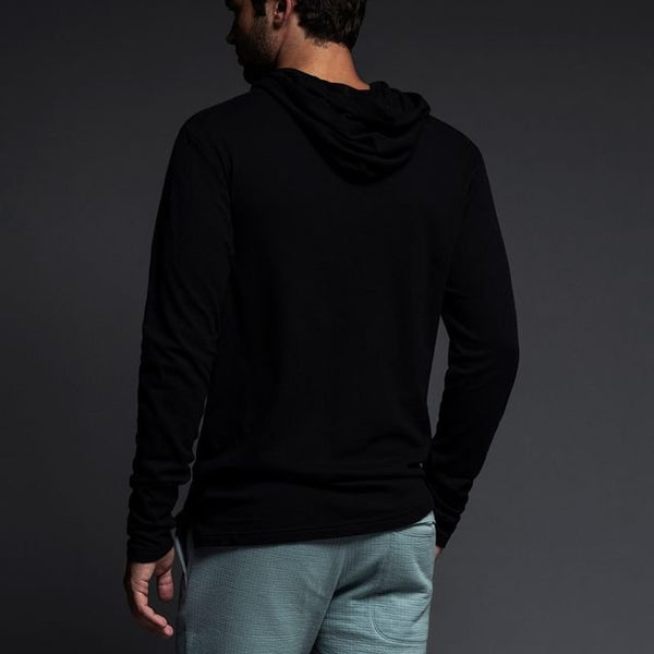 C In² Easy Mesh Hooded T-Shirt Black