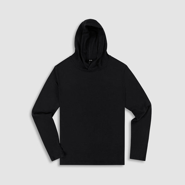 c in² Easy Mesh Hooded T-Shirt Black