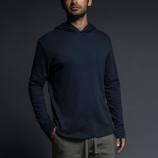 C In² Easy Mesh Hooded T-Shirt Uniform Navy