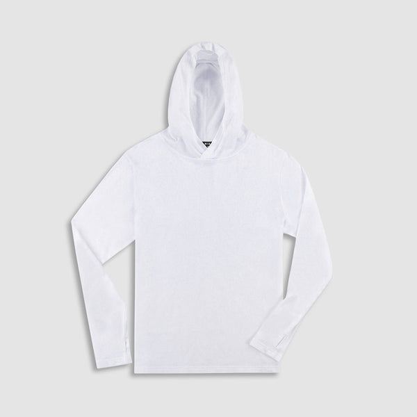 c in² Easy Mesh Hooded T-Shirt White