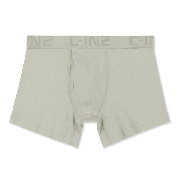 c in² Flex Boxer Brief 5" Inseam Pebble Grey