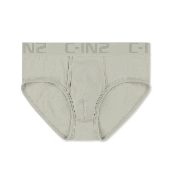 c in² Flex Fly Front Brief Pebble Grey