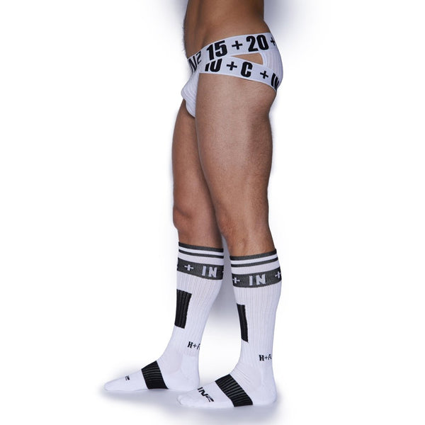 C In² H+A+R+D Soccer Socks Single Pack White