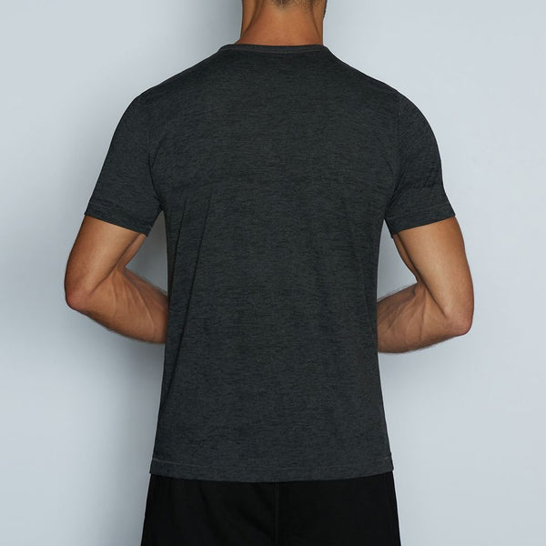 C In² Hand Me Down Crew Neck T-Shirt Coal Heather