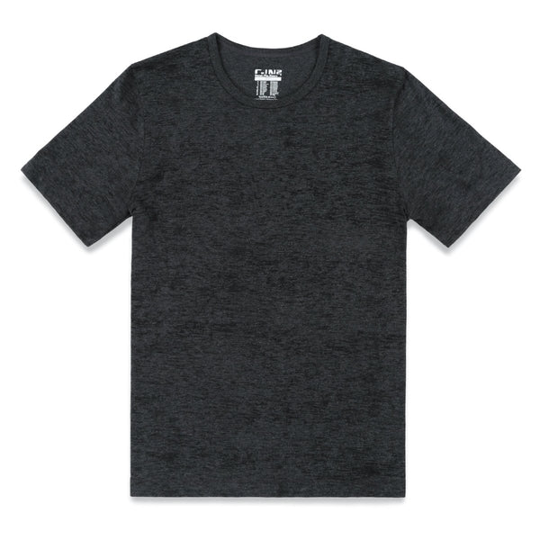c in² Hand Me Down Crew Neck T-Shirt Coal Heather