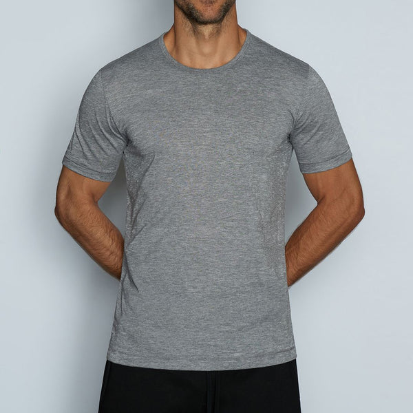C In² Hand Me Down Crew Neck T-Shirt Smoke Heather