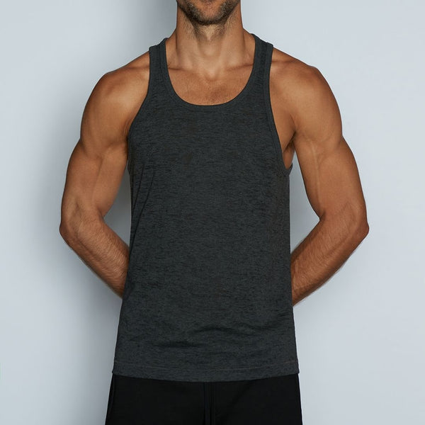 C In² Hand Me Down Relaxed Tank Coal Heather