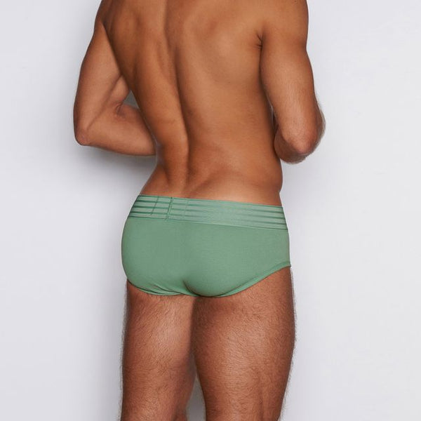 C In² Hard//Core Fly Front Brief Gibson Green