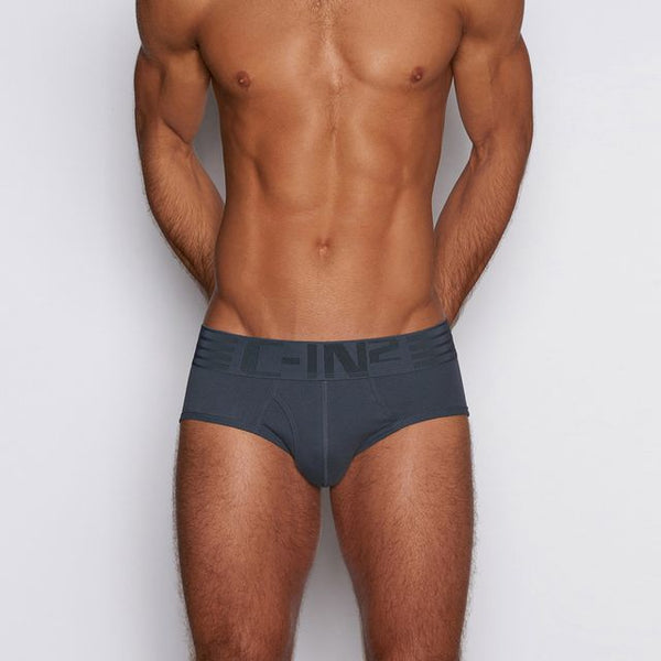 C In² Hard//Core Fly Front Brief Norman Navy