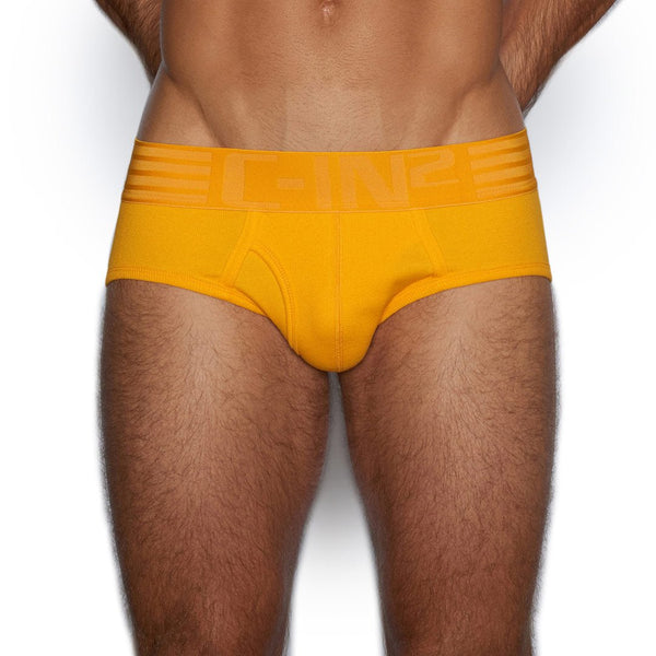 C In² Hard//Core Fly Front Brief Orion Orange