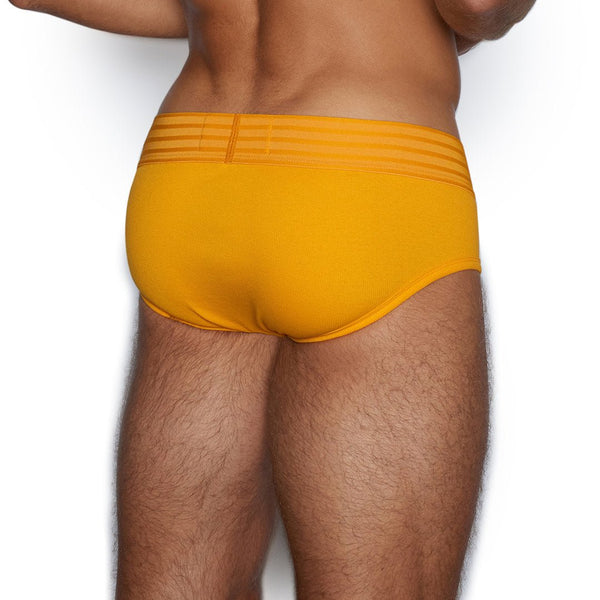 C In² Hard//Core Fly Front Brief Orion Orange