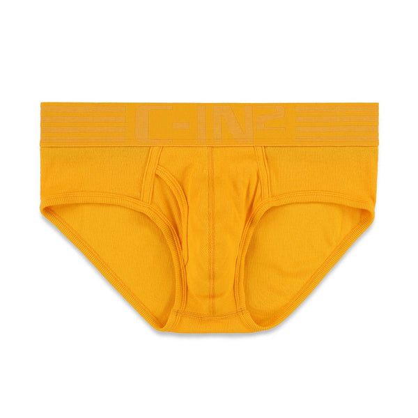 c in² Hard//Core Fly Front Brief Orion Orange