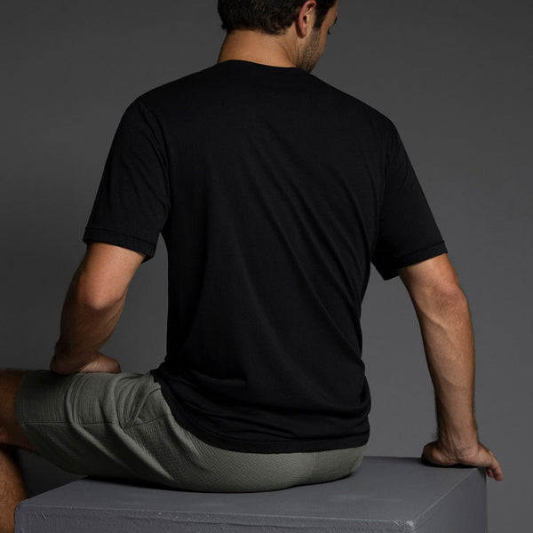 C In² High Twist Summer Crew Neck T-Shirt Black